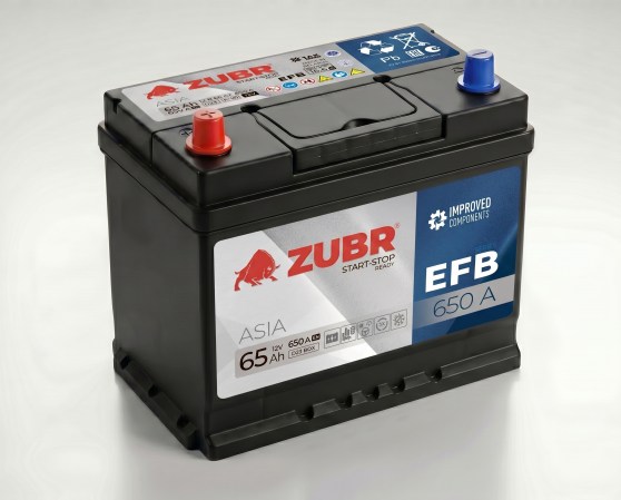 ASIA 65Ah ZUBR L+
